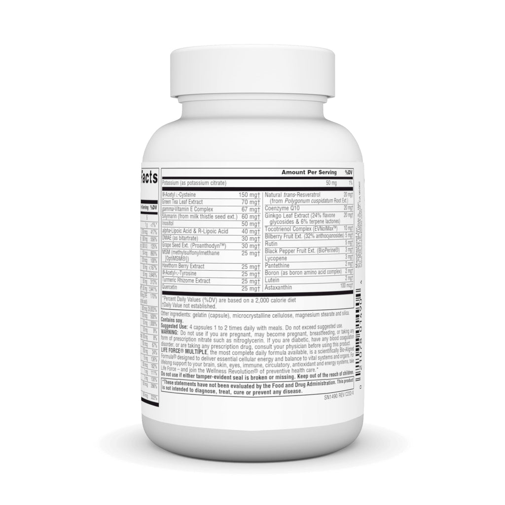 Source Naturals Life Force Multiple Iron Free Daily Multivitamin High Potency Essential Vitamins, Minerals, Antioxidants & Nutrients - Energy & Immune Boost* - 60 Capsules Source NaturalsBuy Supplements Australia