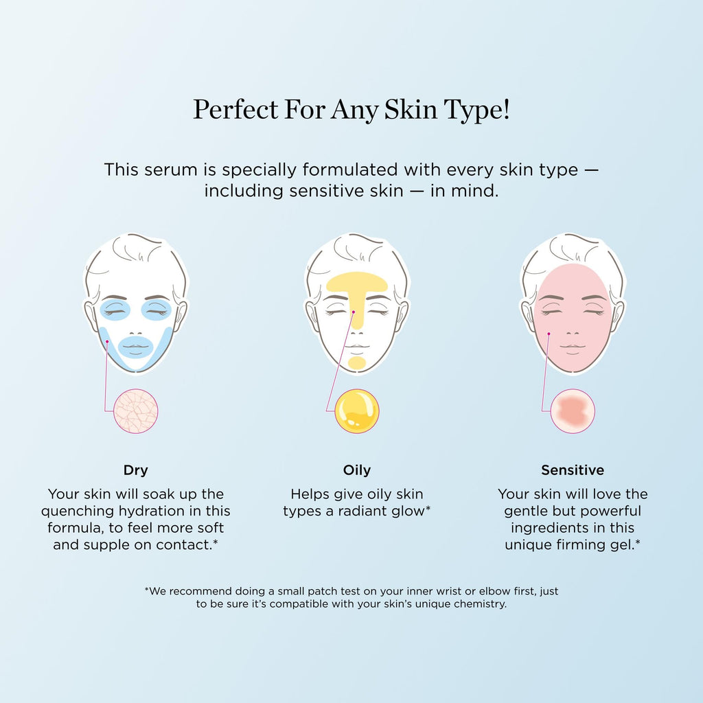 Smooth + Firm Copper Peptide Concentrate Serum for Aging Skin, Plumping Niacinamide for Tightening & Brightening, Helps Improve Elasticity, Hyperpigmentation & Dark Spots, Water Based, 1.18 Fl Oz
