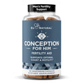 Eu Natural Conception for Him - Male Fertility Supplements with Ashwagandha, Folate & Zinc - Sperm Count, Motility & Strength Support - Fertility Support for Men, 60 Vegetarian Capsules Eu NaturalBuy Supplements Australia