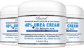Ebanel Urea Cream 40% plus Salicylic Acid 2%, Foot Cream for Dry Cracked Heels Feet Knees Elbows Hands, Foot Dead Skin Cuticle Callus Remover Toenail Softener, Keratolytic Skin Barrier Repair, 3-Pack