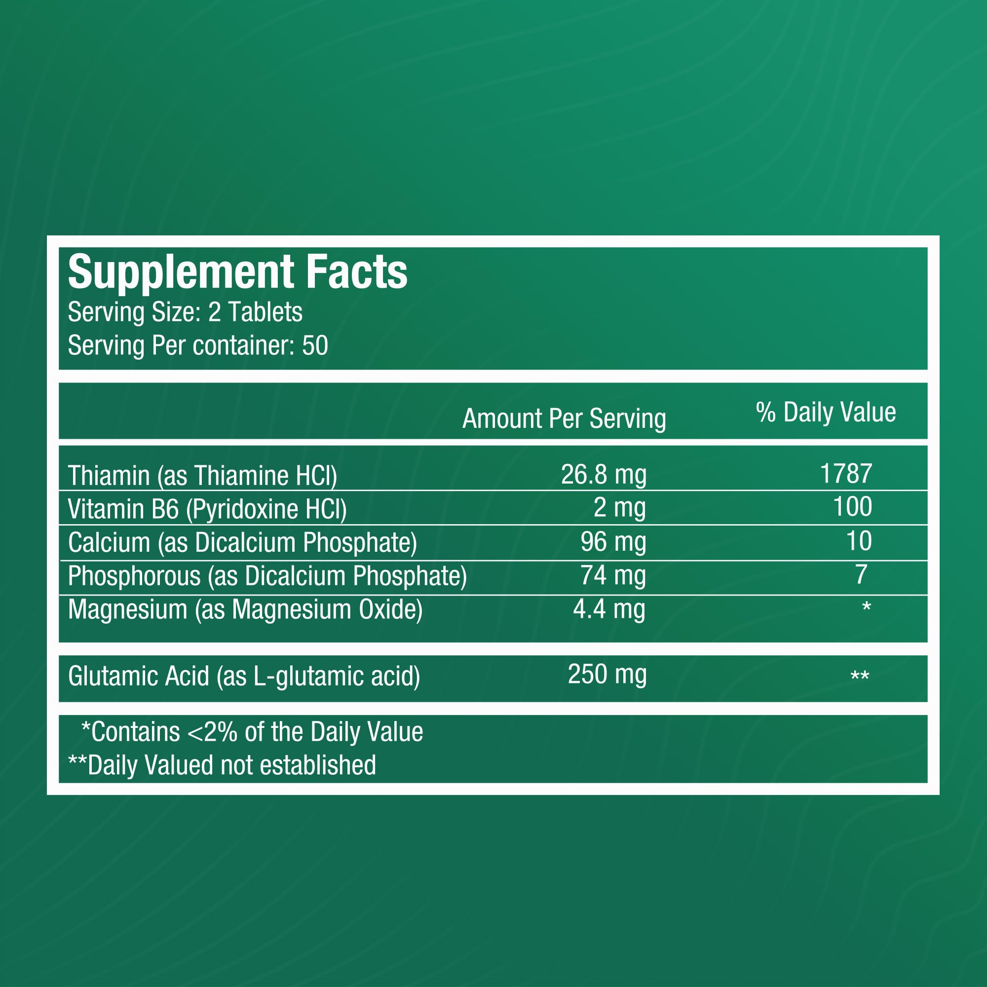 Fitina Brain Supplements for Memory and Focus with Vitamin B6 & Thiamine | High-Dose B Vitamins Nervous System and Cognitive Health Support, Daily Supplement Formula for Adults, 60 Tablets (2-Pack) FitinaBuy Supplements Australia