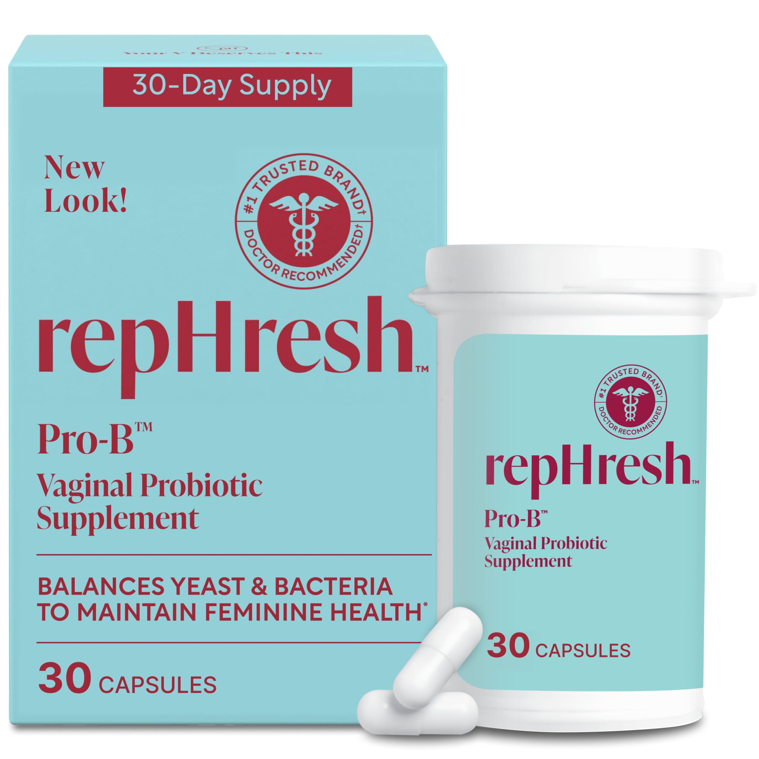 RepHresh Pro-B Women's Probiotic, Probiotic Supplement for Women, 30 Oral Capsules Rephresh buy supplements Au