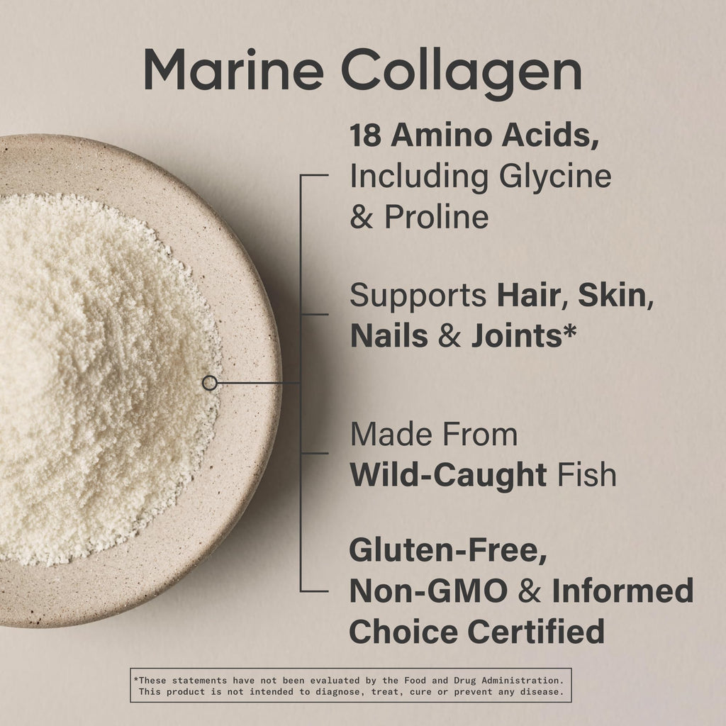 Sports Research Marine Collagen Peptides Powder - Sourced from Wild-Caught Fish, Pescatarian Friendly, Keto Certified & Non-GMO Tested - Easy to Mix in Water or Juice! (34 Servings) Sports Research buy supplements Au