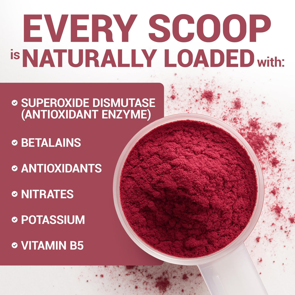 Dr. Berg Raw Organic Beet Powder from Real Earth-Grown Beets – USDA Certified Organic Beet Root Powder to Support Nitric Oxide Levels, Energy, Blood Flow, & Heart Health* – 30 Servings Dr. Berg NutritionalsBuy Supplements Australia