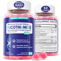 NEVISS Nicotinamide 500mg Gummies, Niacinamide Supplement with Collagen Peptides, (Flush Free Niacin) Vitamin B3 Niacinamide for Anti-Aging, NAD+ Levels,