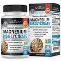 Magnesium Bisglycinate Chelated Supplement - High Absorption Magnesium Glycinate Supplement for Women and Men - Sleep, Muscle, Bone & Joint Support - Non-GMO, Non-Laxative Chelate - 180 Capsules BioSchwartzBuy Supplements Australia