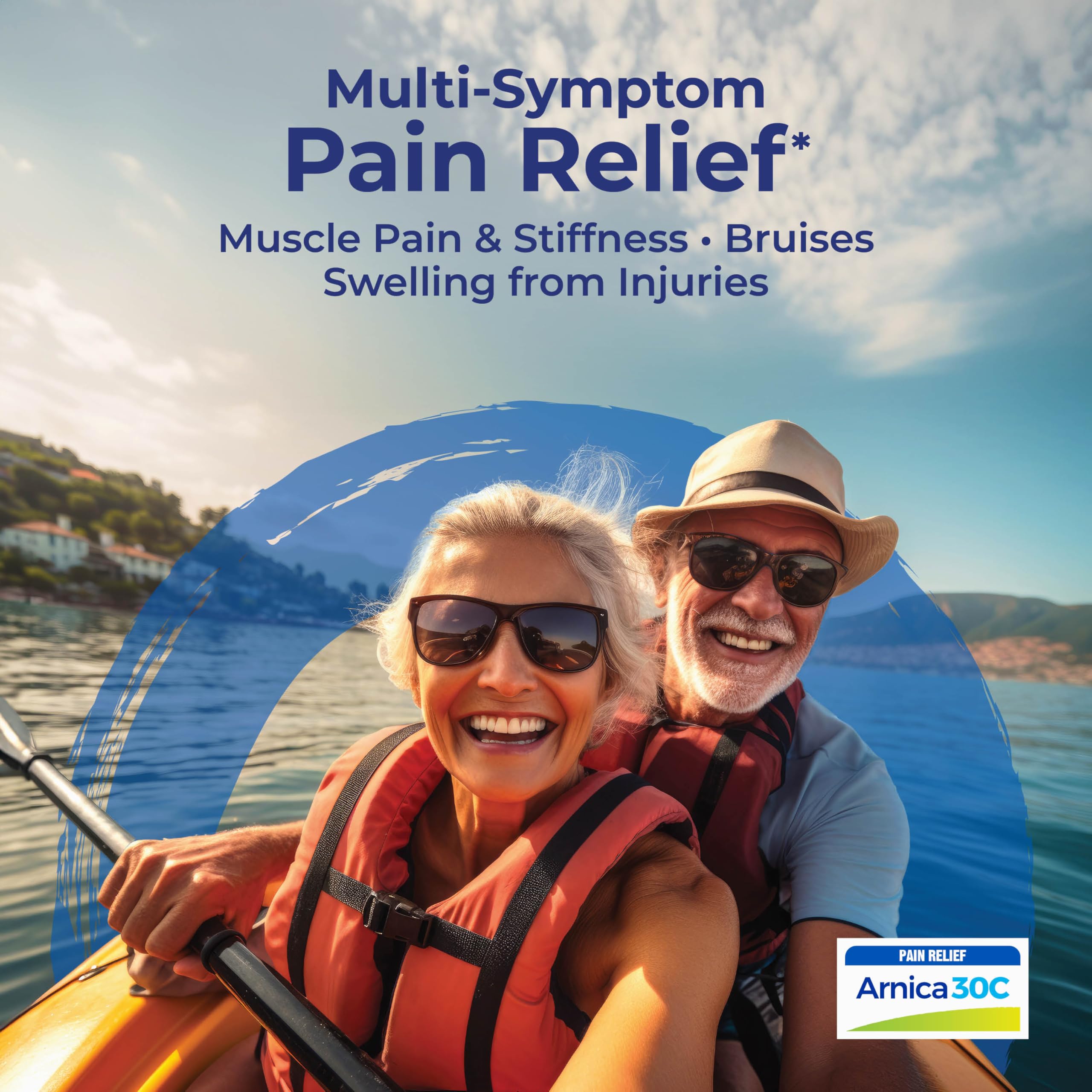 Boiron Arnicare Tablets - 100 Count for Pain Relief from Muscle Pain, Joint Soreness, Swelling from Injury or Bruises - Arnica Meltaway Tabs BoironBuy Supplements Australia