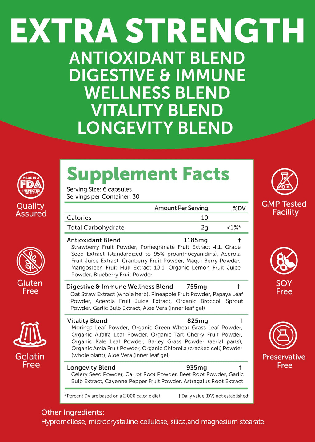 Lunakai USA Made Superfood Fruits & Veggies Supplement & Irish Sea Moss Bundle with 4 Blends, Black Seed Oil & Ashwagandha for Immune & Wellness Support Lunakai buy supplements Au