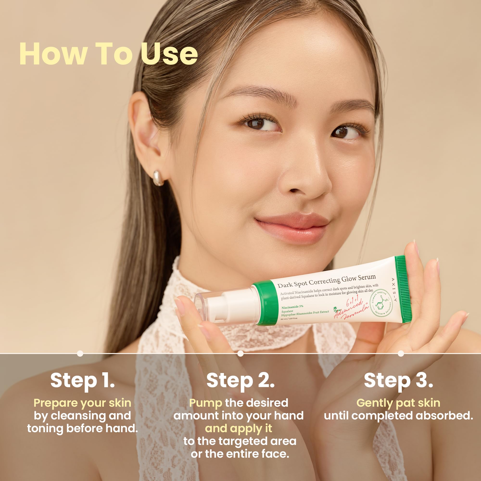 AXIS-Y Dark Spot Correcting Glow Serum - 5% Niacinamide Dark Spot Remover For Face