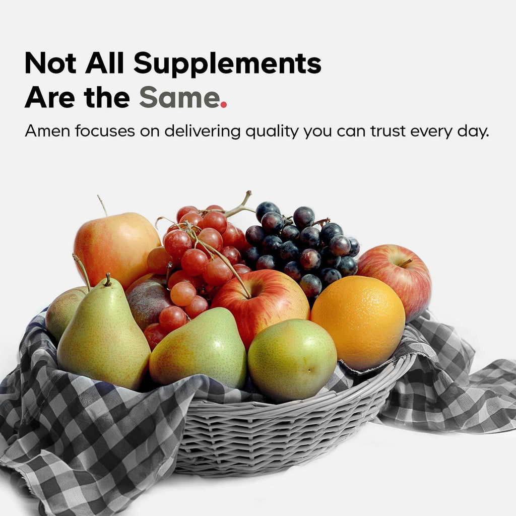 Amen Leaky Gut Supplement - Advanced Formula with Bioavailable L Glutamine, Zinc, Turmeric, DGL Licorice Root - Marshmallow Root - Probiotics & Fermented Prebiotics