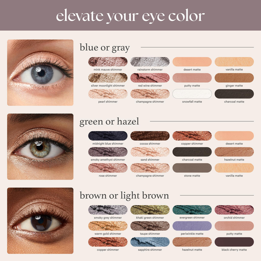 Julep Eyeshadow 101 Cream-to-Powder Waterproof Eyeshadow Stick – Midnight Blue Shimmer – Long-Lasting, Buildable, Crease-Proof, Cruelty Free, Shimmer Finish with Built-In Smudger