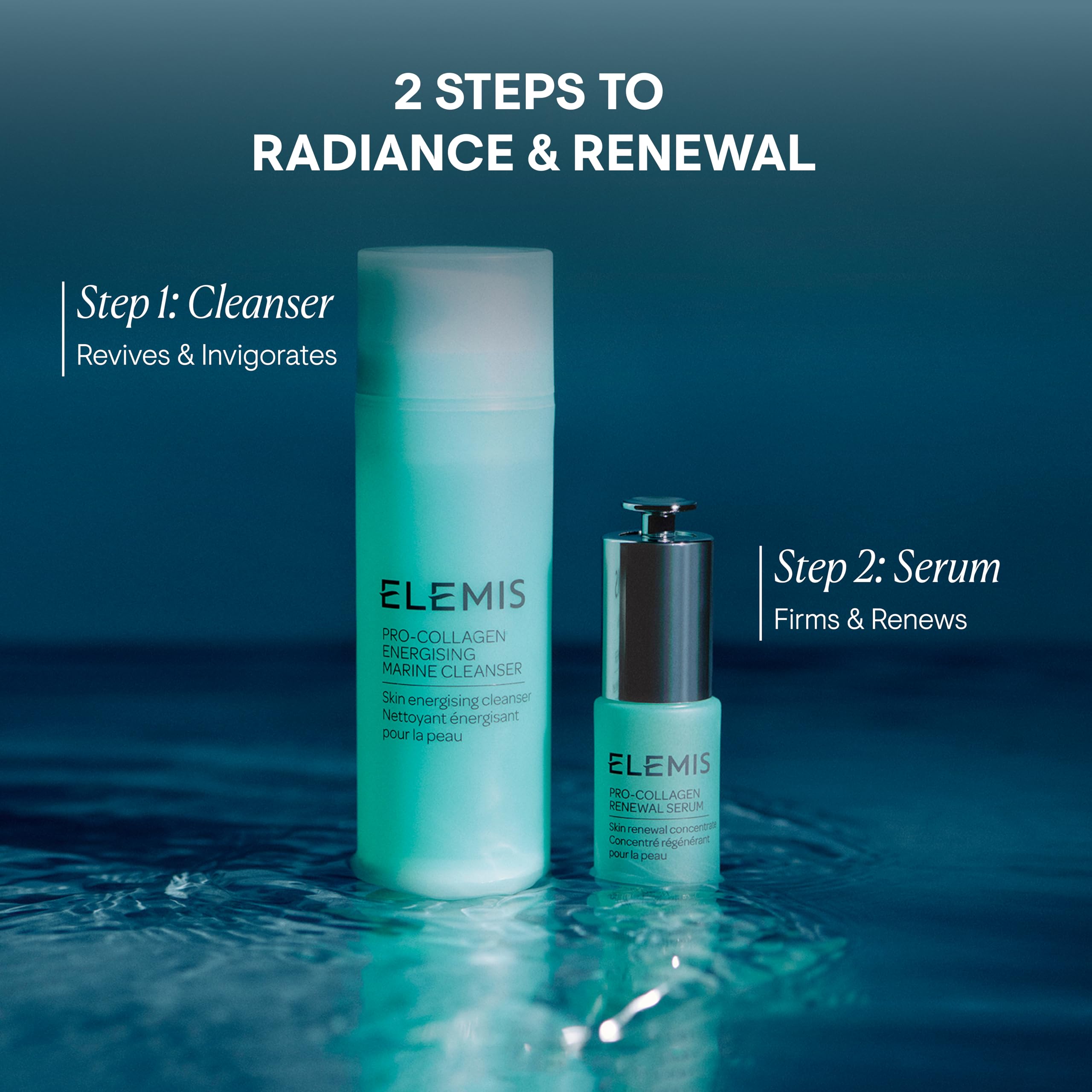 ELEMIS Pro-Collagen Renewal Serum 15ml, Gentle Retinol Alternative for Smoothing Fine Lines & Wrinkles
