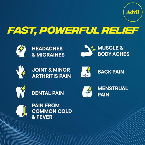 Advil Pain Reliever and Fever Reducer, Ibuprofen 200mg for Pain Relief - 300 Count, Advil PM Pain Reliever and Nighttime Sleep Aid, Ibuprofen for Pain Relief and Diphenhydramine Citrate - 2 Count Advil buy supplements Au