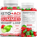 Keto ACV Gummies Advanced - ACV Keto Gummies Supplement for Women and Men - Metabolism, Detox, Cleanse - Apple Cider Vinegar - Ginger + Apple Flavor