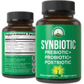 Synbiotic = Prebiotic + Probiotic + Postbiotic 3-in-1 Supplement with Clinically Tested Ingredients - Pre and Probiotics Plus Important Tributyrin CoreBiome for Gut
