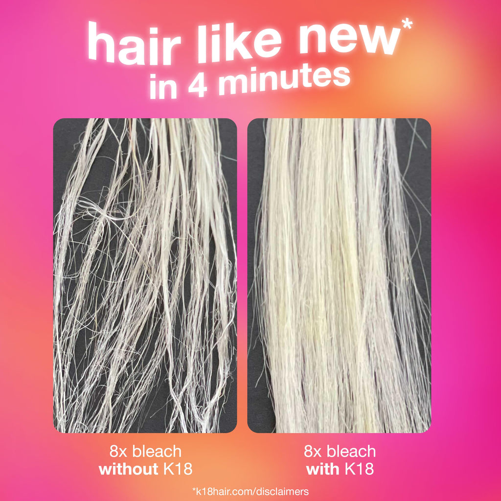 K18 Leave-In Molecular Repair Hair Mask - Peptide Hair Treatment Mask for Bleach, Color, Chemical + Heat Damaged Strands - Immediate