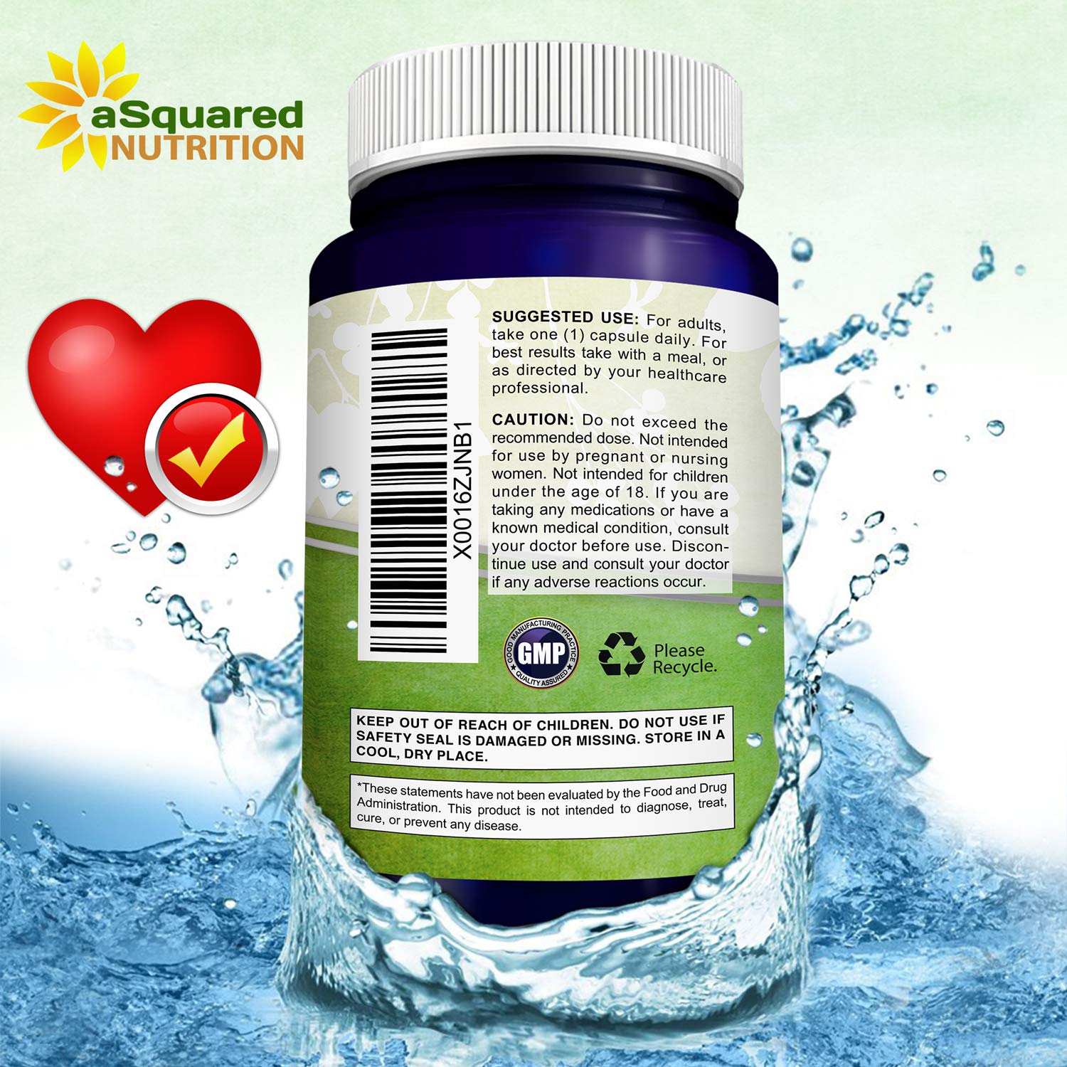 aSquared Nutrition CoQ10 (200 Capsules and 200mg) - High Absorption Vegan CO Q-10 Powder - Enzyme Ubiquinone Supplement Pills, Extra Antioxidant Coenzyme Q10 Vitamin