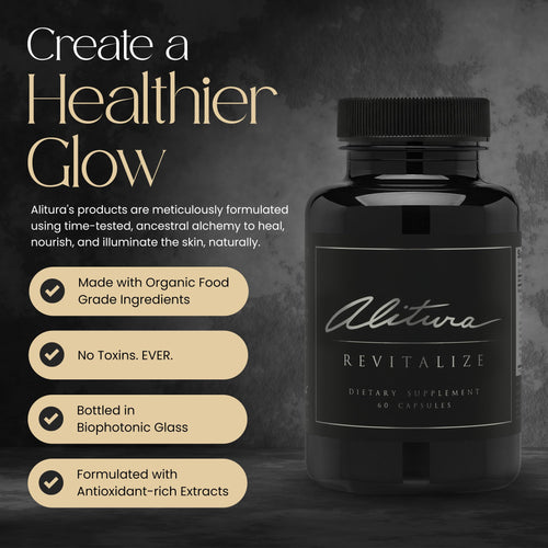 Alitura Revitalize – Organic Ashwagandha & Turmeric Supplement – Natural Energy, Mood & Recovery Support for Men & Women – Adaptogenic Herbs for Daily Wellness – 60 Capsules Alitura buy supplements Au