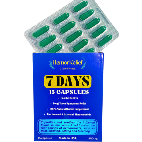 7Days Hemorrhoid Detox Formula, Works to Address The Root Causes of Hemorrhoids Provide Fast & Long-Lasting Relief GenericBuy Supplements Australia