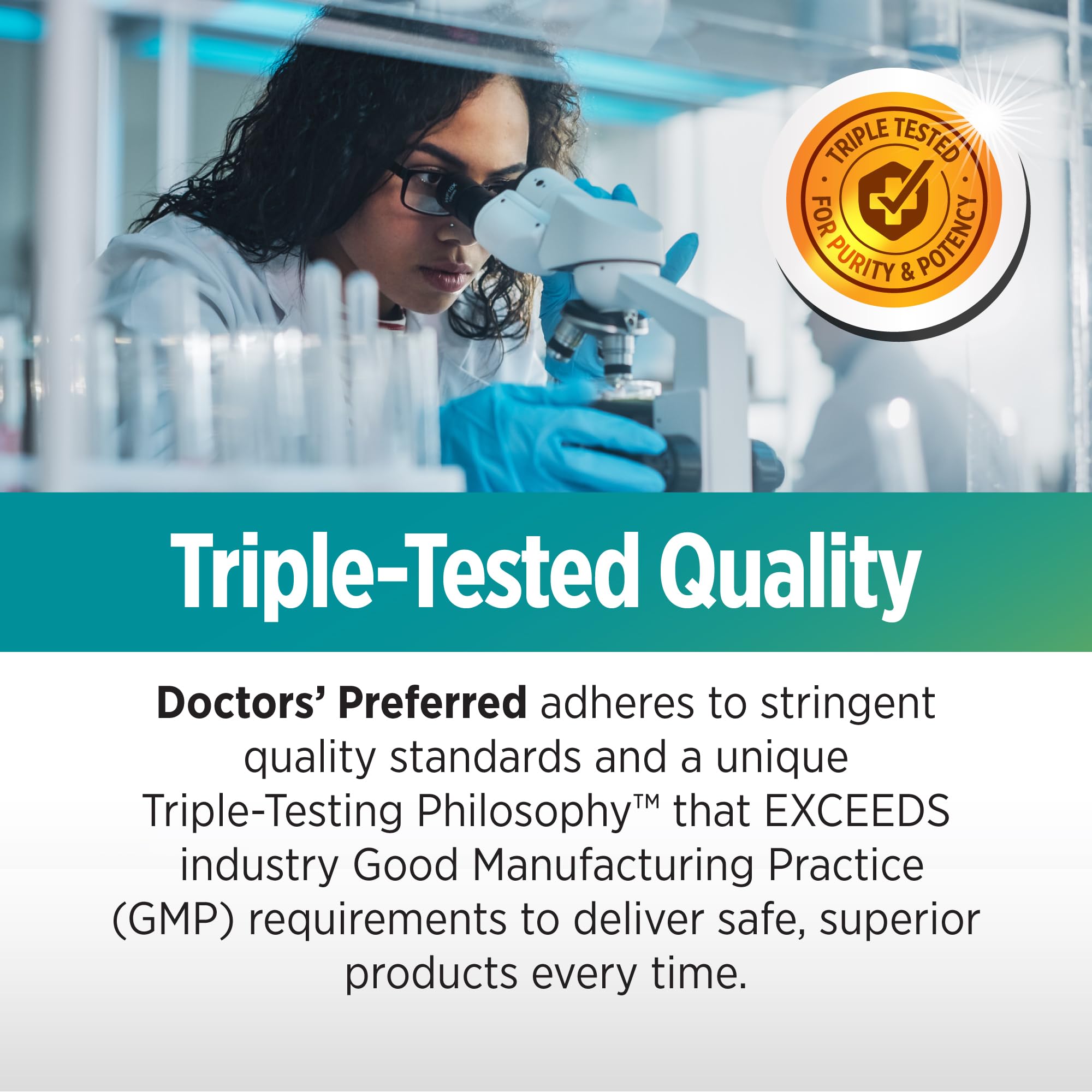 DOCTORS' PREFERRED GlucoGold Advanced | 1000mg Berberine with Cinnamon and Chromium | 90 Tablets