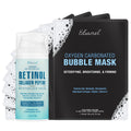 Ebanel Bundle of 10 Pack Bubble Clay Masks, and 2.5% Retinol Moisturizer