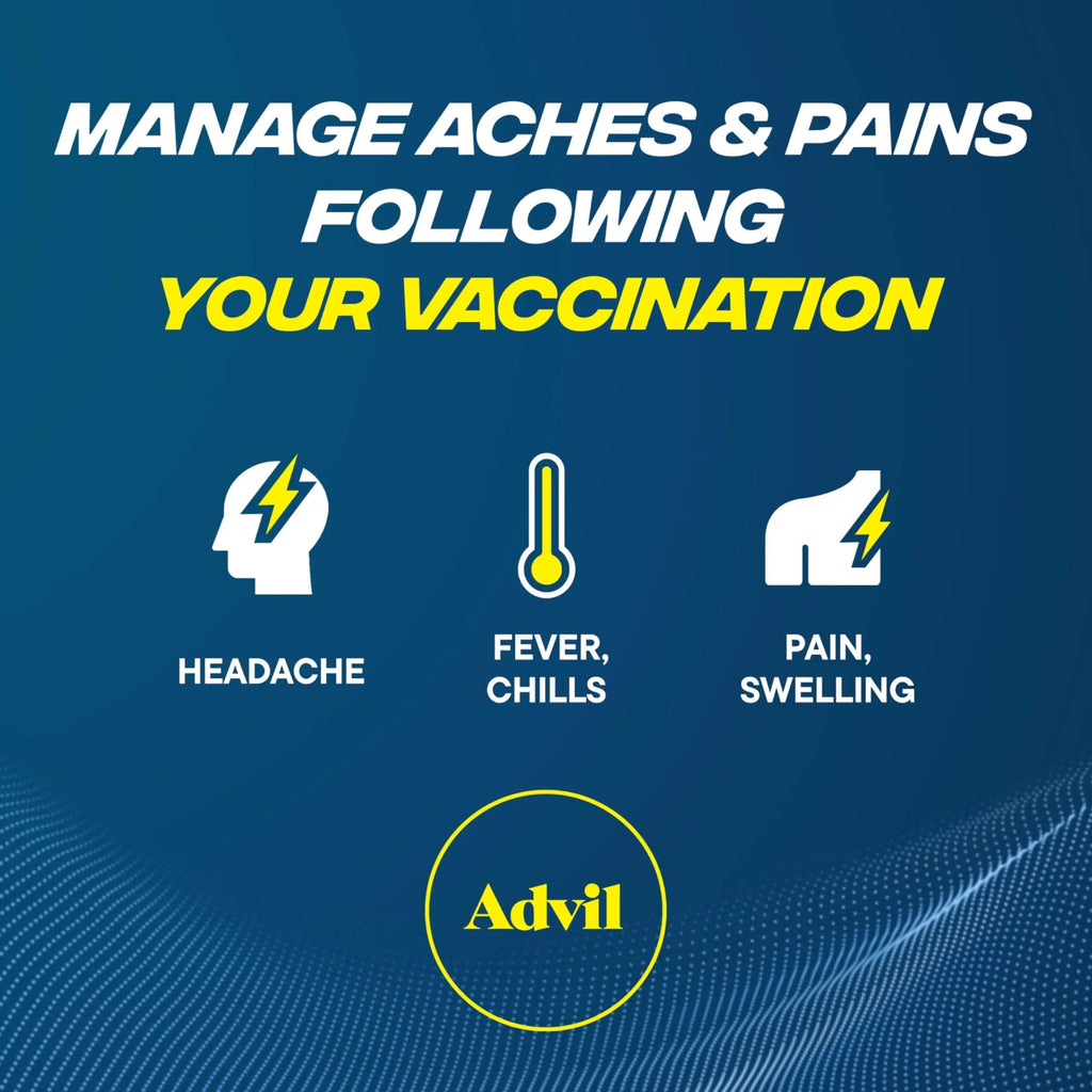 Advil Pain Reliever and Fever Reducer, Pain Relief Medicine with Ibuprofen 200mg for Headache, Backache, Menstrual Pain and Joint Pain Relief - 10 Coated Tablets AdvilBuy Supplements Australia