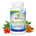 BETACELL Glucofix - Supplement - Herbal Supplement with Cinnamon, Gymnema, , Bitter Melon, and Turmeric - 120 Capsules