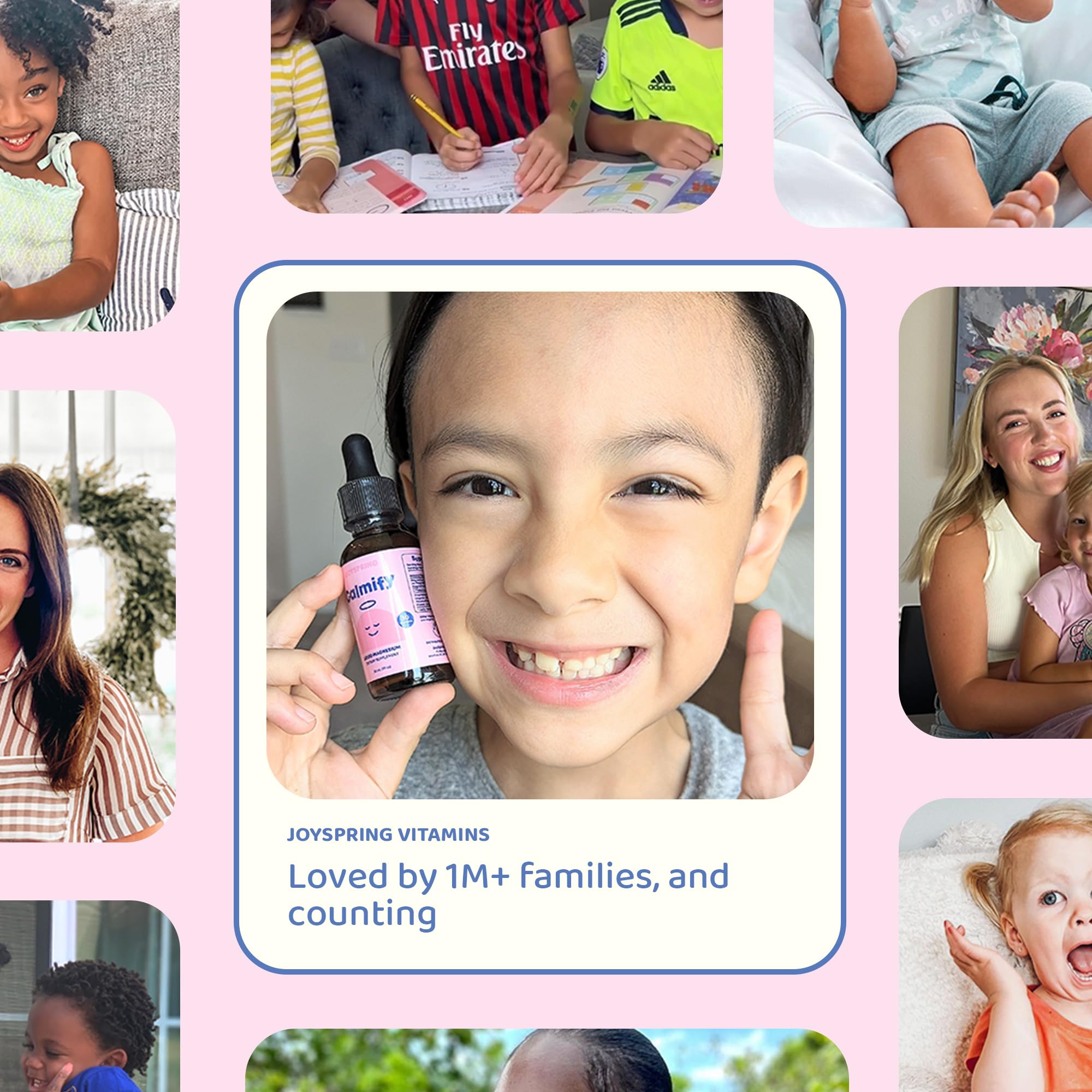 JoySpring Calmify Magnesium Glycinate for Kids | Liquid Magnesium with L-Theanine Supplement | Chamomile Extract & Passion Flower Extract | Sugar-Free Calm Drops | 1 fl oz (30 Servings) JoySpringBuy Supplements Australia