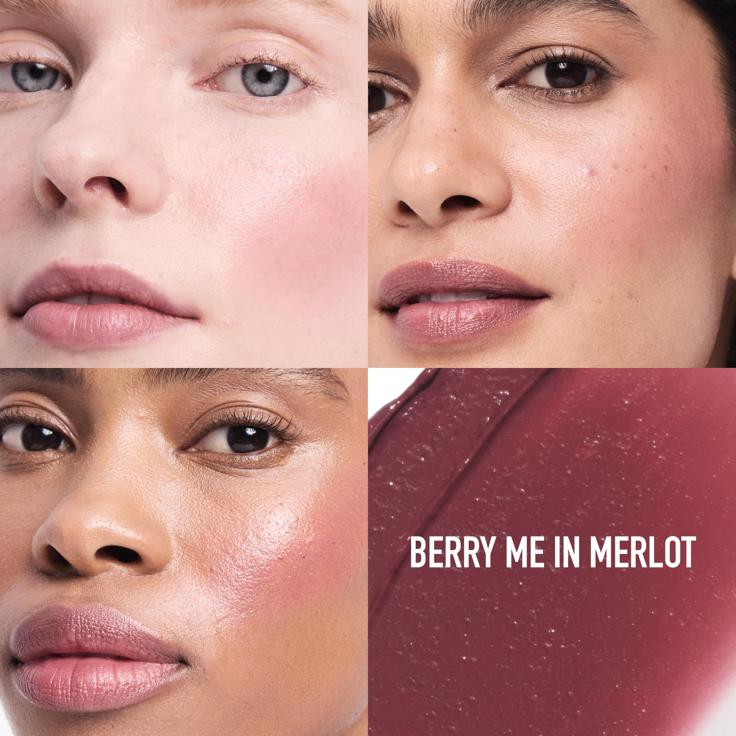 bareMinerals Gen Nude Dew in One Cheek & Lip Stick - Berry Me in Merlot