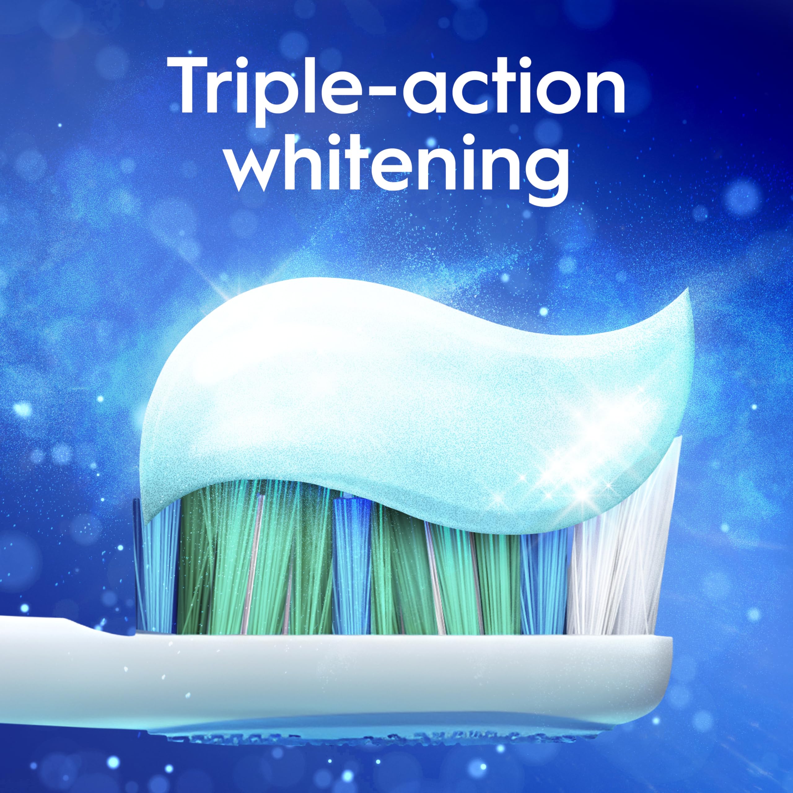 Crest 3D White Advanced, Teeth Whitening Toothpaste for Adults, 3.7 oz, 4 Pack, Cavity Protection Fluoride Toothpaste,