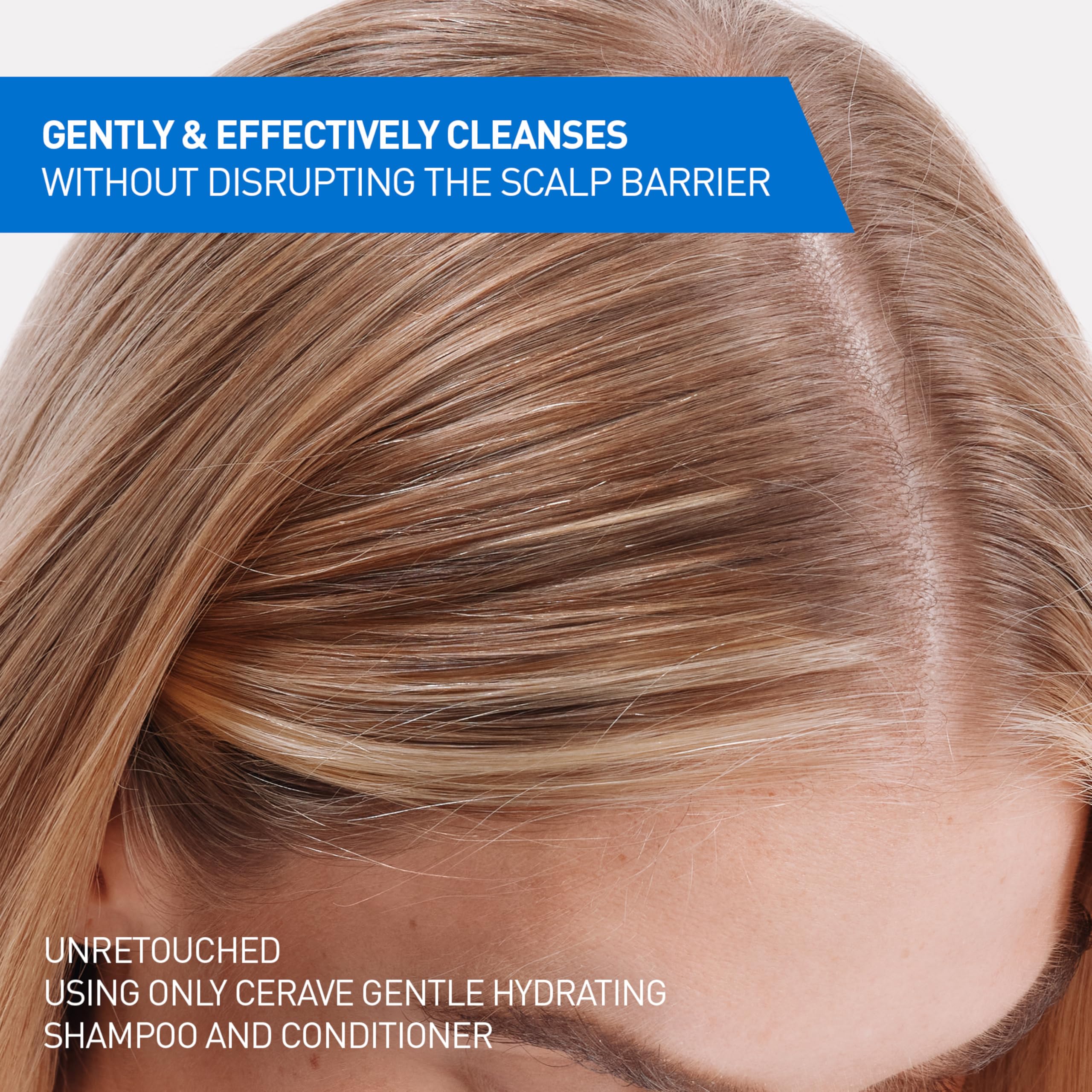 CeraVe Gentle Hydrating Conditioner, Hair Conditioner With Ceramides, Niacinamide & Hyaluronic Acid, Sulfate Free & Color Safe