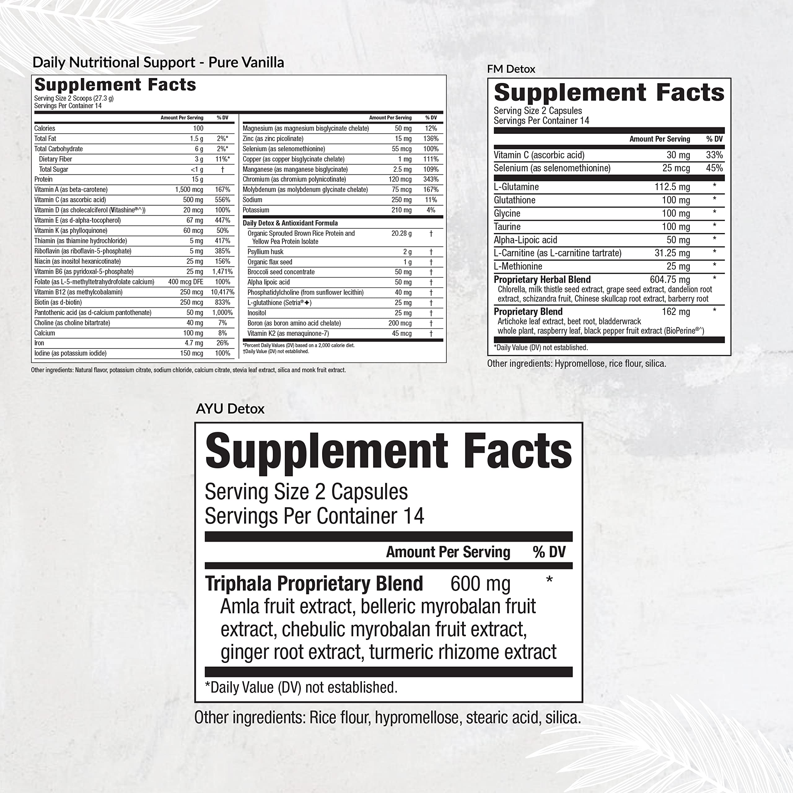 Equilife Dr. Cabral Detox, 7 Day Cleanse System, Plant Based Protein, Vitamins & Minerals, Supports Liver Detox, Promotes Healthy & Full Body Balance