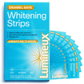 Lumineux Teeth Whitening Strips Kit - 9 Treatments (1 Month) - Peroxide Free - Enamel Safe for Whiter Teeth - Whitening Without The Sensitivity