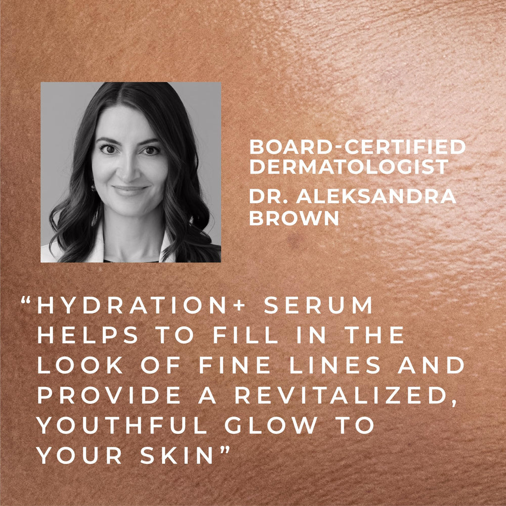 RoC Hydration+ Hyaluronic Acid Serum for Face, Hydrating, Plumping, Fragrance Free, Lightweight Formula with Collagen Proteins (1 Ounce)